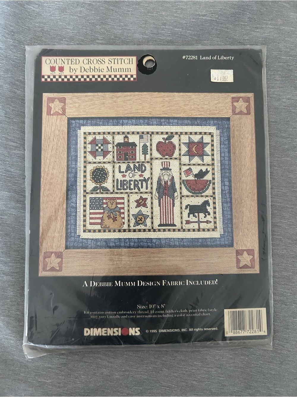Vintage Dimensions Counted Cross Stitch Kit Debbie Mumm Land of Liberty